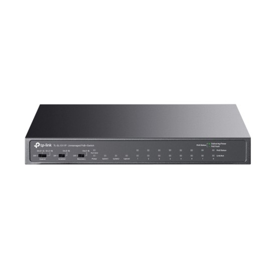 TP-Link TL-SL1311P 8-Port 10/100Mbps + 3-Port Gigabit Desktop Switch