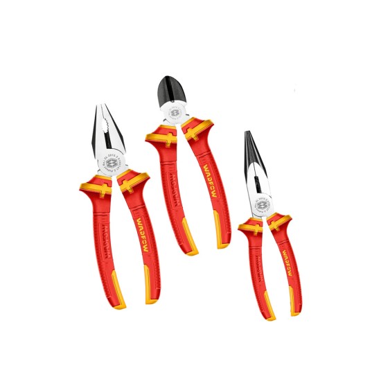 Wadfow WPS0633 3 Pcs insulated pliers set price in Paksitan Wadfow WPS0633 3 Pcs insulated pliers set price in Paksitan