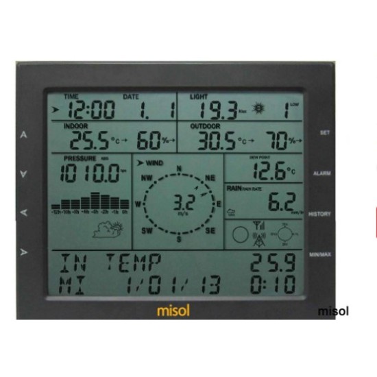 MISOL WS-2310CA Professional Weather Station price in Paksitan