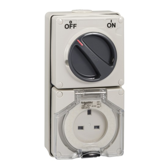 Clipsal S56C313GY Combination Switched Socket price in Paksitan