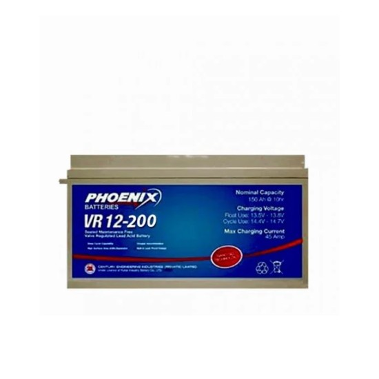 Phoenix VR 12-200 VRLA Battery 200AH price in Paksitan