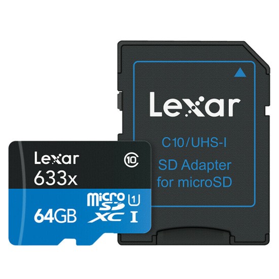 Lexar Micro SD C10 U3 4K 95MB price in Paksitan