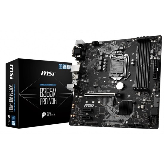 MSI B365M Pro-VDH Intel LGA-1151 Micro-ATX Motherboard price in Paksitan