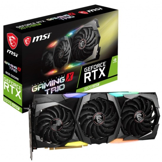 MSI GeForce RTX 2070 Super™ Gaming X TRIO 8GB DDR6 256-Bit Graphics Card price in Paksitan