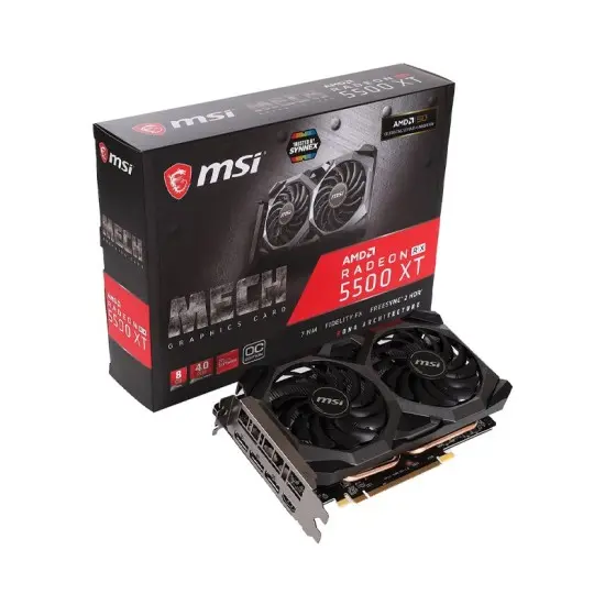 MSI Radeon RX 5500 XT MECH 8G OC Video Graphics Card Price in