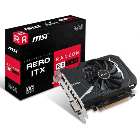 MSI Radeon RX 560 AERO ITX 4G OC , 4GB DDR5 128-bit Graphics Card price in Paksitan