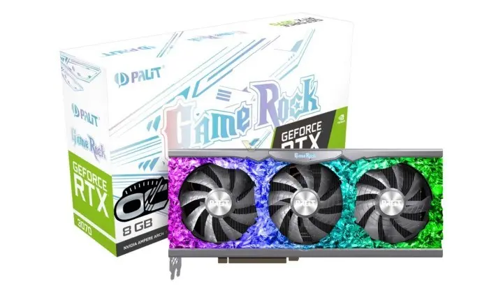 Palit GeForce RTX™ 3070 GameRock NE63070019P2-1040G Graphics Card