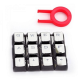 Redragon 103 GR Mechanical Keyboard Caps 12 Chrome Key Caps