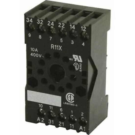 Tele R11-X Socket For 11-Pin Round Relay price in Paksitan