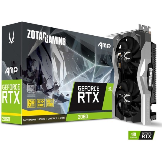 Zotac Gaming GeForce RTX 2060 AMP , 6GB GDDR6 192-bit ZT-T20600D-10M Graphics Card price in Paksitan
