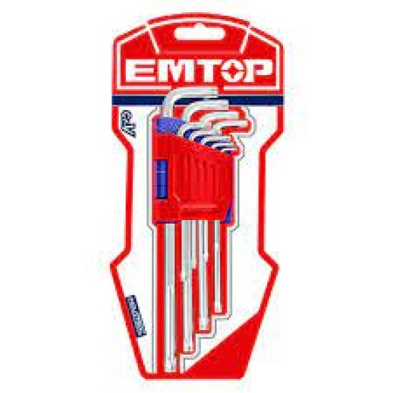 Emtop EHKY3091 9Pcs Torx Key Set price in Paksitan