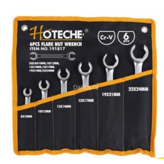 Hoteche 191817 6Pcs Flare Nut Wrench price in Paksitan