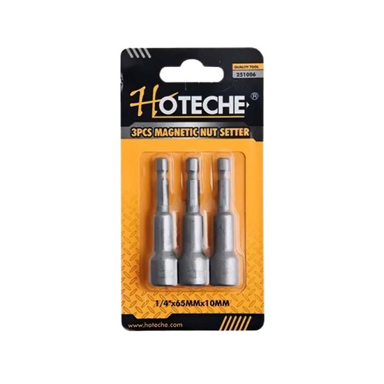 Hoteche 251006 3Pcs Magnetic Nut Setter price in Paksitan