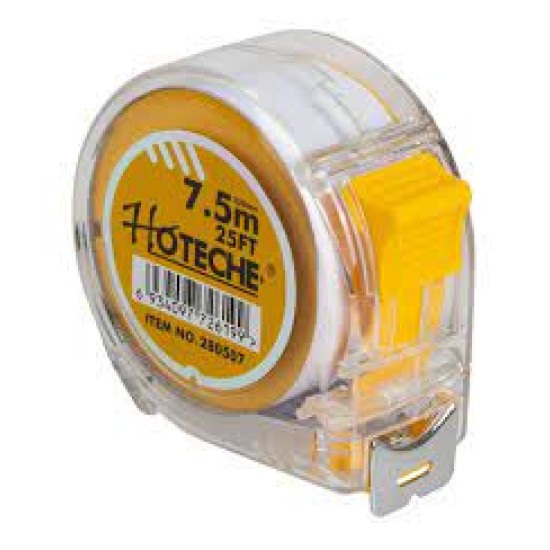 Hoteche 280507 7.5mx25mm Transparent Measuring Tape price in Paksitan