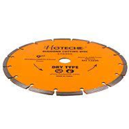 Hoteche 570206 230x22.23x7mm Diamond Cutting Disc (DRY - TYPE) price in Paksitan