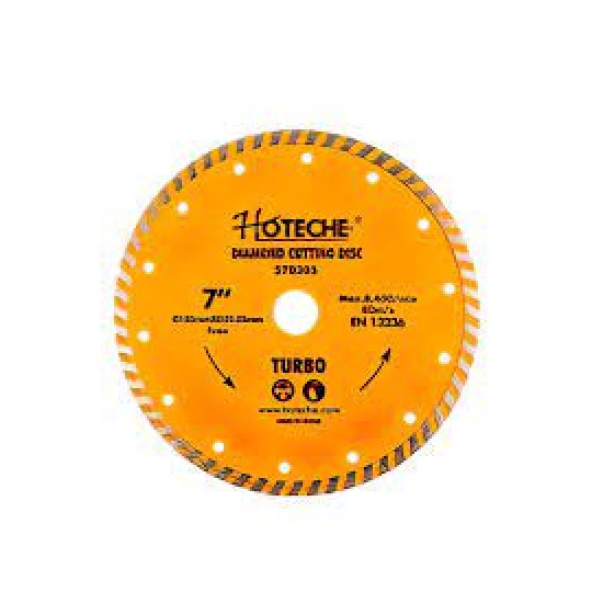 Hoteche 570305 180x22.23x7mm Diamond Cutting Disc (TURBO - TYPE) price in Paksitan