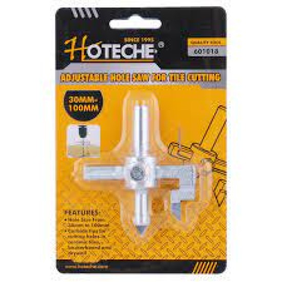 Hoteche 601018 Adjustable Hole Saw For Tile Cutting price in Paksitan