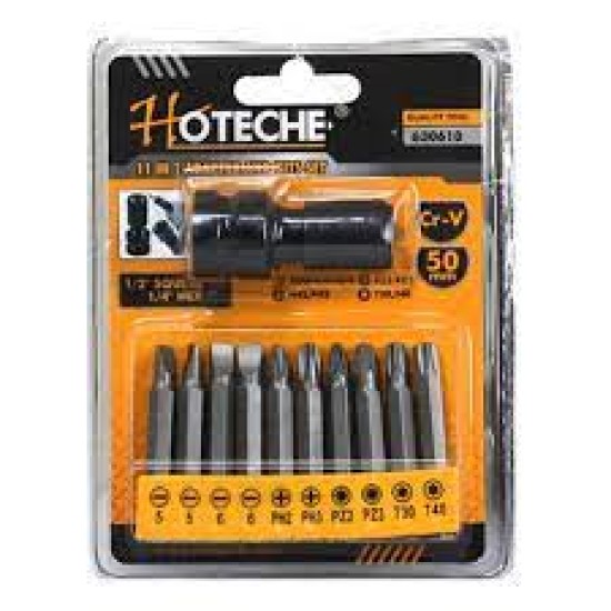 Hoteche 630610 10 in 1 Adapter and Bits Set price in Paksitan