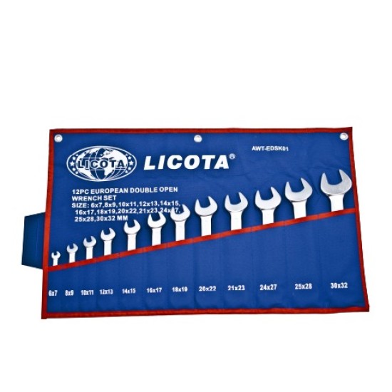 LICOTA AWT-EDSK01 12 Pcs European Double Open End Wrench Set price in Paksitan