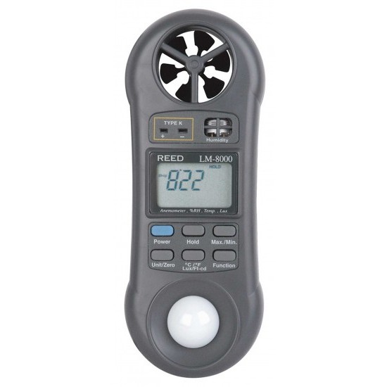 Lutron LM-8000A 4 in 1 Anemometer, Humidity Light Meter, Thermometer price in Paksitan