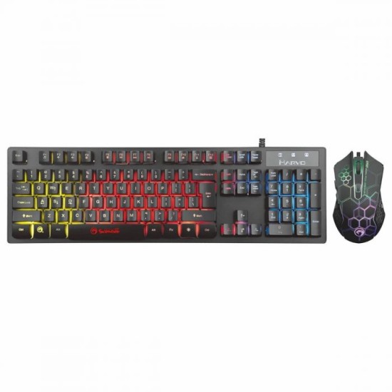 Marvo Scorpion KM409 2in1 Wired Gaming Keyboard & Mouse price in Paksitan