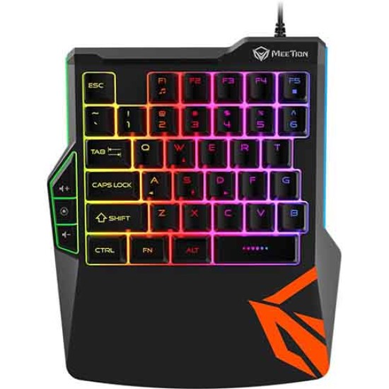 Meetion KB015 Left One Handed Wired Gaming Keyboard price in Paksitan