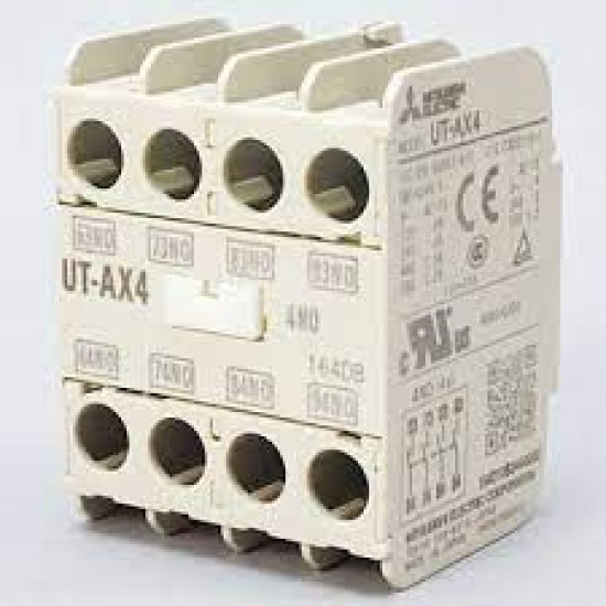 Mitsubishi Electric UT-AX4 (1A+1B) Auxiliary Contact Block Front Connection price in Paksitan
