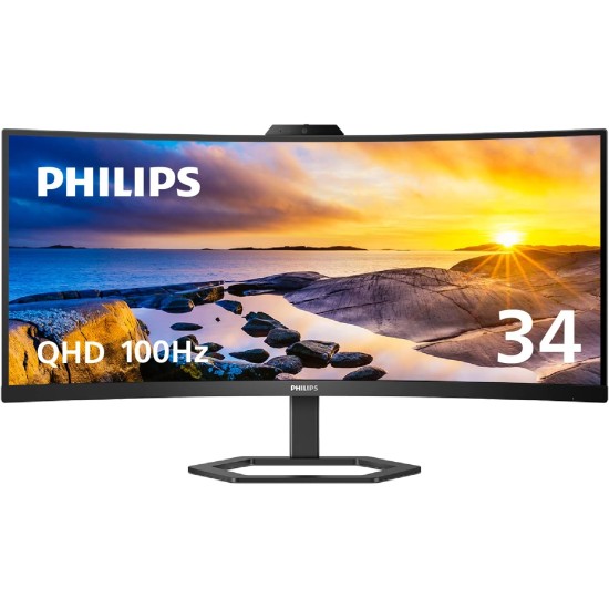 Philips 34E1C5600HE LCD Monitor with Windows Hello Webcam price in Paksitan