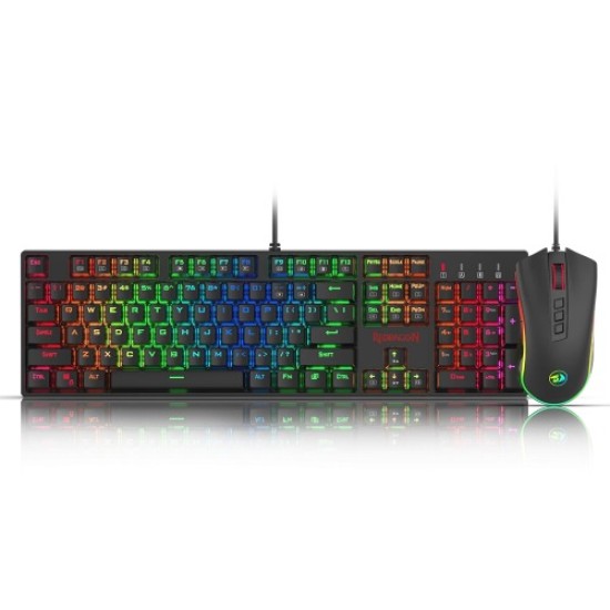 Redragon K582BA-RGB 2 In 1 Mechanical Gaming Keyboard & Mouse price in Paksitan