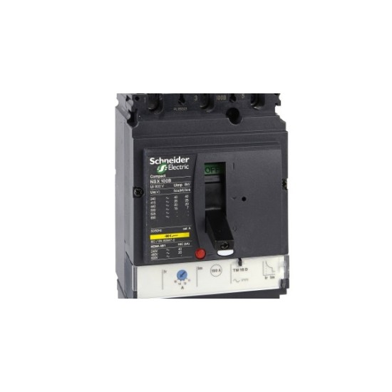 Schneider Circuit Breaker Compact NSX100N TMD 25A 3Pole 3d price in Paksitan