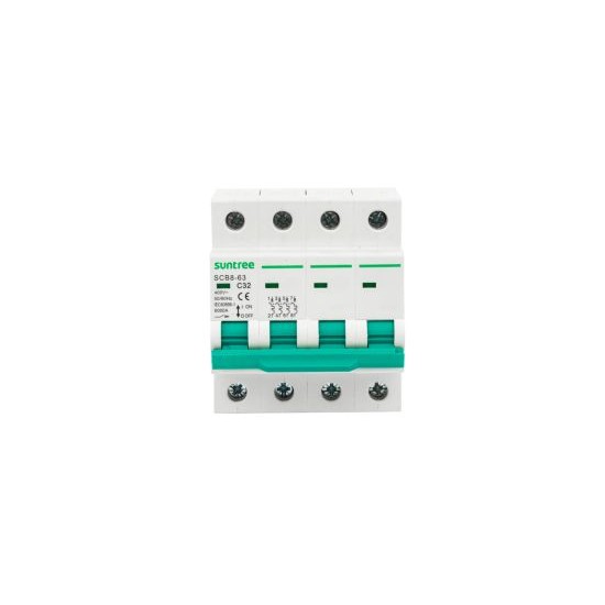SUNTREE SCB8-63 4P Miniature Circuit Breaker price in Paksitan