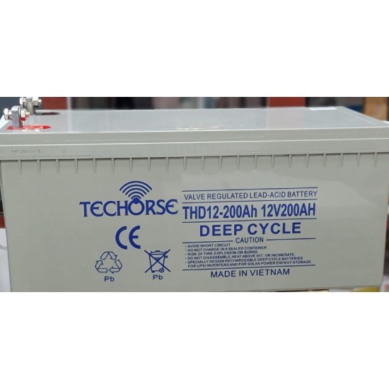 Techorse THD12-200AH Valve Regulated Lead Acid Battery price in Paksitan