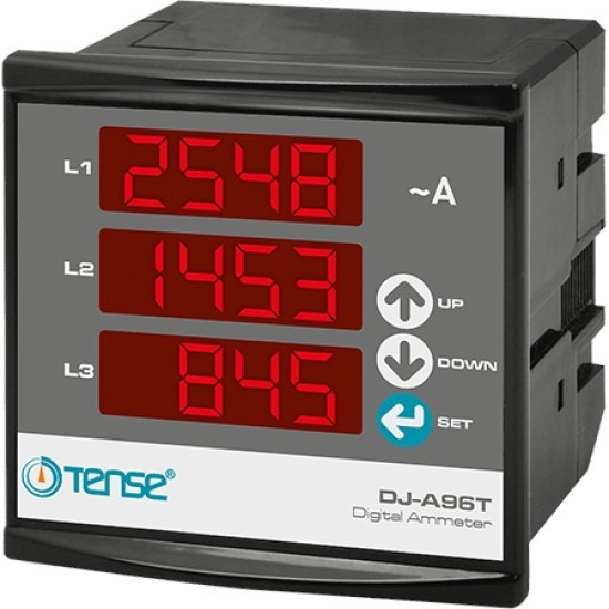 Tense DJ-A96T Three Phase Digital AC Ammeter Panel Meter price in Paksitan