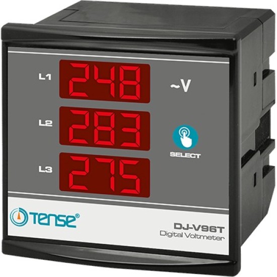 Tense DJ-V96T Three Phase Digital AC Voltage Panel Meter price in Paksitan
