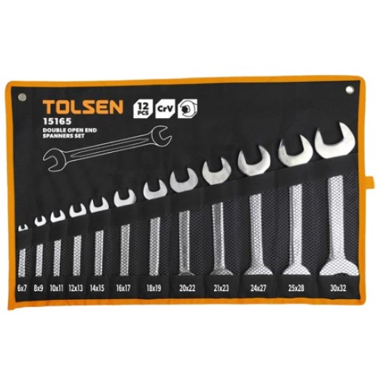 Tolsen 12 Pcs Double Open End Spanners Set price in Paksitan