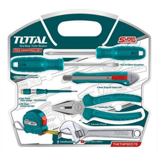 Total THKTHP90076 7Pcs Hand Tools Set price in Paksitan