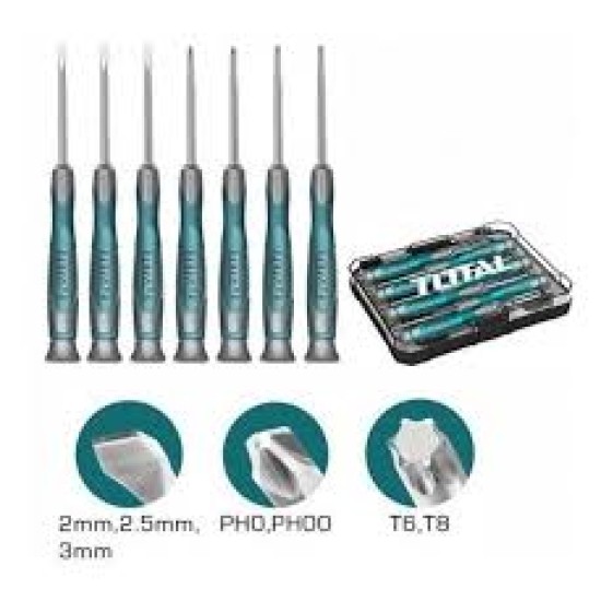 Total THT-250726 7Pcs Precision Screwdriver Set price in Paksitan