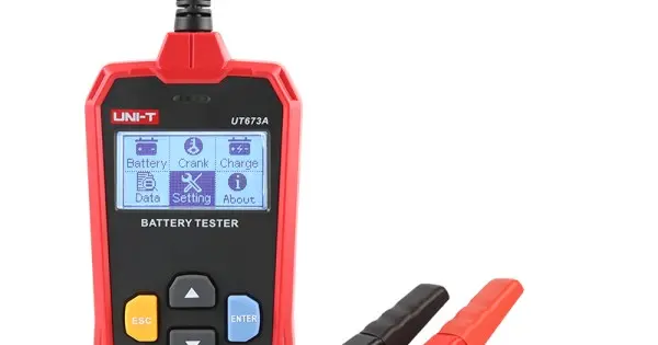 UNI-T UT673A Battery Tester 30Ah to 200Ah Print on-line and Real-time Test  Reports Display Battery Capacity, Voltage, Resistance and Life CE, FCC