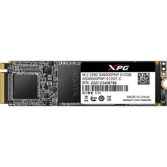 XPG SX6000 PRO 512GB NVME M.2 Single Cut SSD price in Paksitan