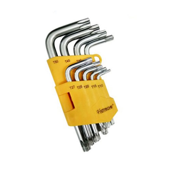 HOTECHE 260708 9 Pcs Short Torx Key Wrench Set price in Paksitan