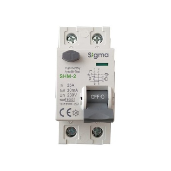 Sigma SHM-2 30 mA Residual Current Circuit Breaker price in Paksitan