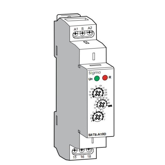 Sigma SRT8-A10D Multi Function Time Relay price in Paksitan