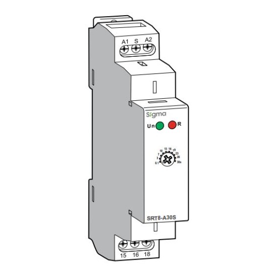 Sigma SRT8-A30S Single Function Time Relay price in Paksitan