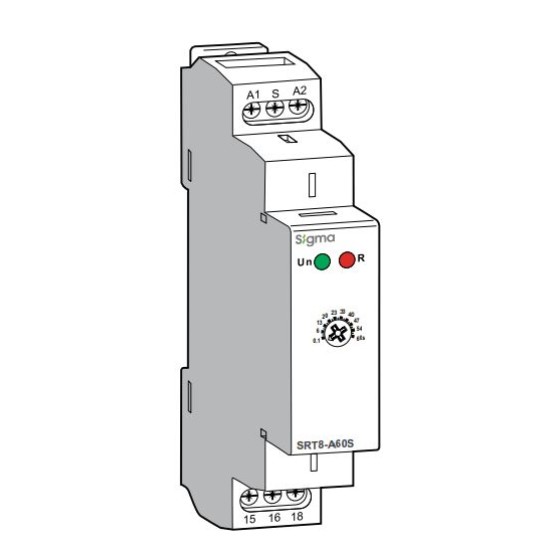 Sigma SRT8-A60S Single Function Time Relay price in Paksitan