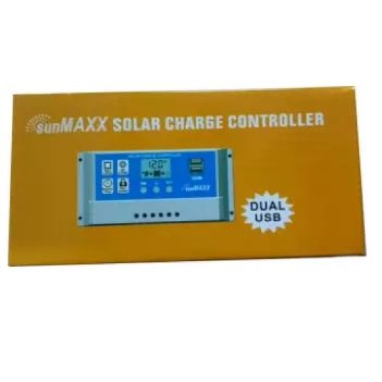 SunMaxx Solar Charge Controller 20A with 2 USB Port price in Paksitan