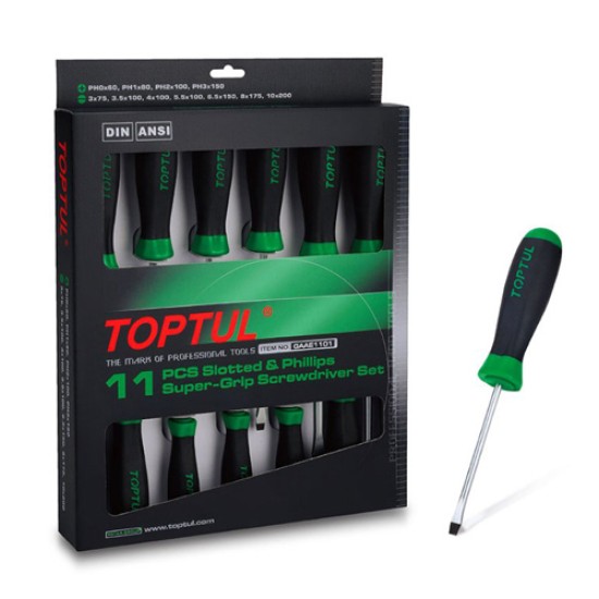 Toptul GAAE1101 Slotted and Phillips Screwdriver Set price in Paksitan