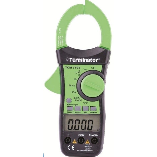 Terminator TCM 7195 Dual Digital Display Clamp Meter price in Paksitan
