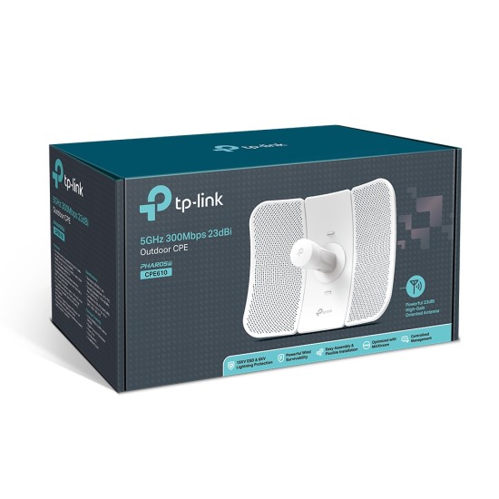 TP-Link CPE610 5GHz 300Mbps 23dBi Outdoor CPE price in Paksitan