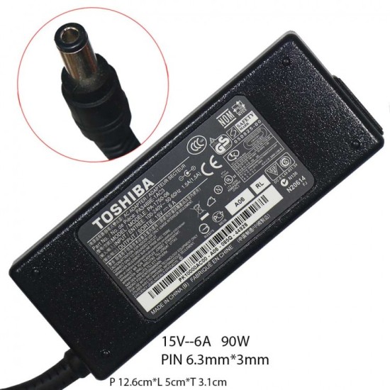 Toshiba 90W Laptop Charger 15V / 6A price in Paksitan