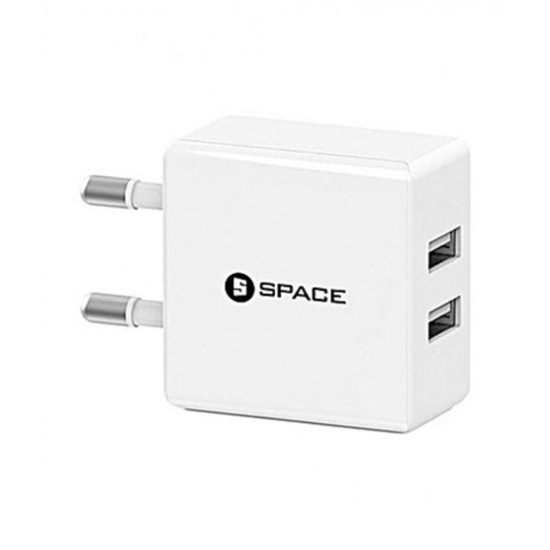 SPACE WC-102 Dual USB Port Wall Charger price in Paksitan